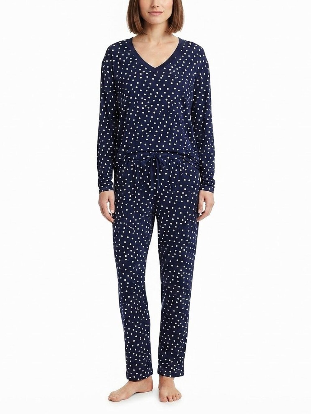Nautica Polkadot Velour Loungewear Pajamas- Sz. Sm
